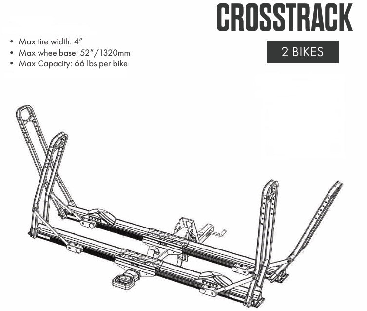 Hollywood CrossTrack 2 Bike Hitch Rack