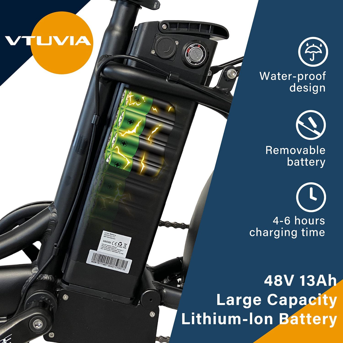 VTUVIA SF20 Pro Fat Tire Folding Electric Bike